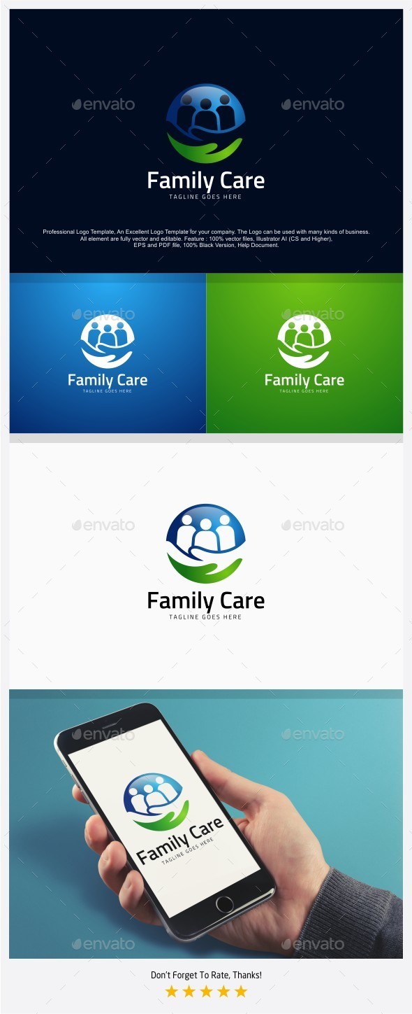 Family Care Center Logo - Humans Logo Templates