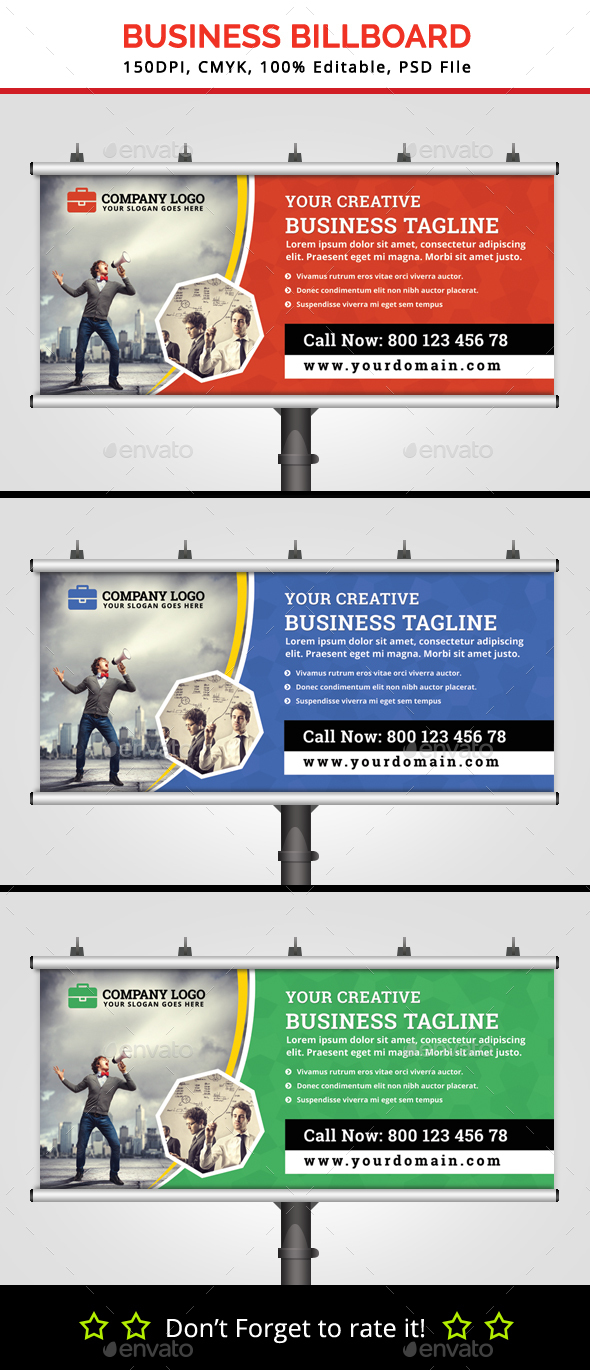 Business Billboard V5 - Signage Print Templates