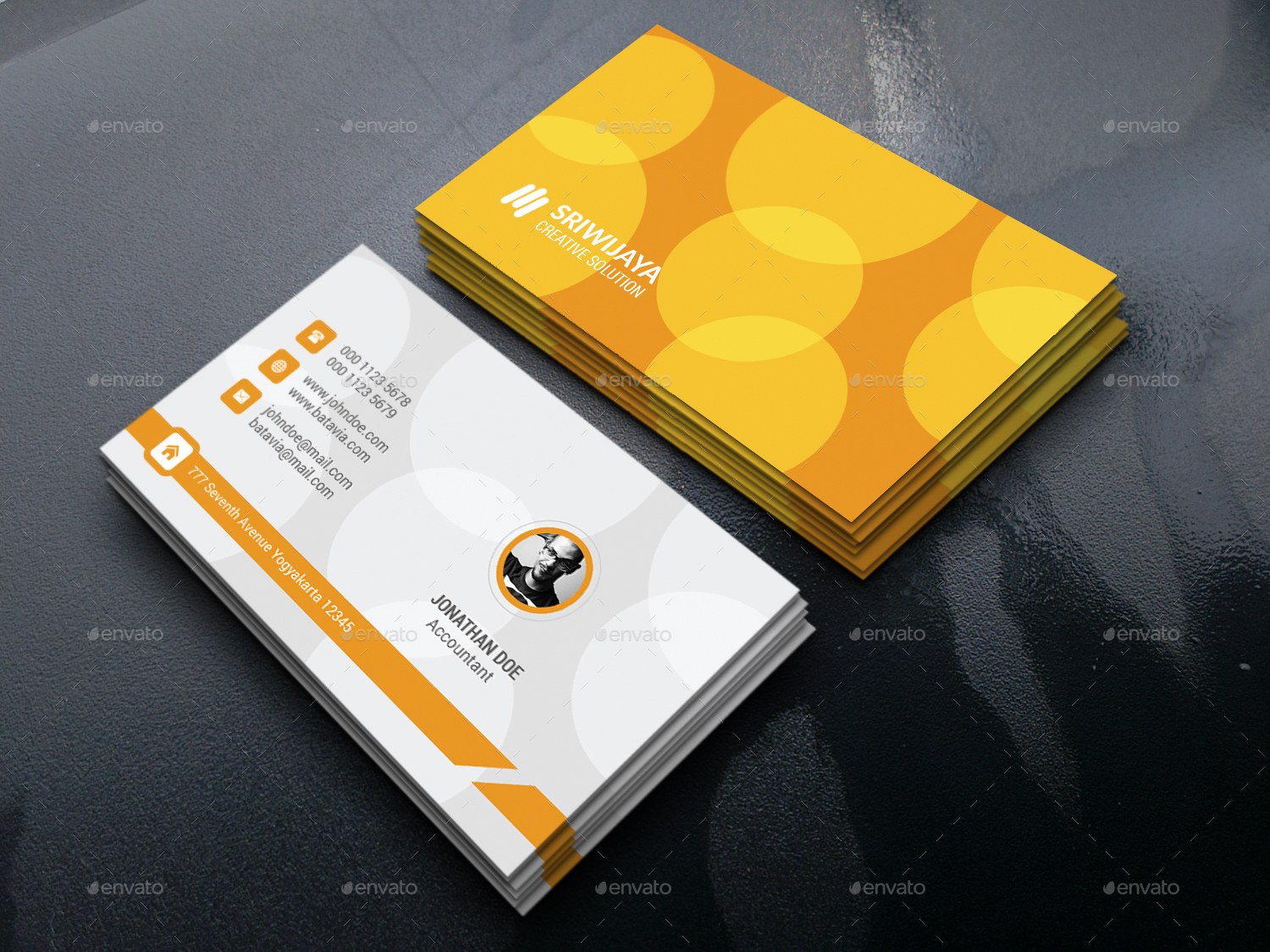 Bubble Business Card, Print Templates | GraphicRiver