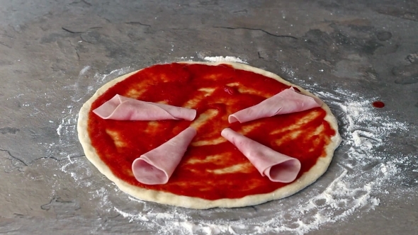 Making Tasty Italian Pizza