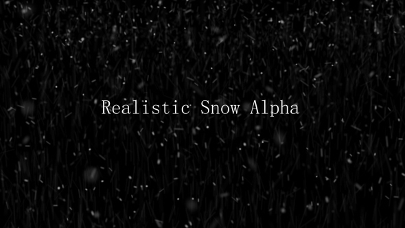 Snow Realistic Alpha