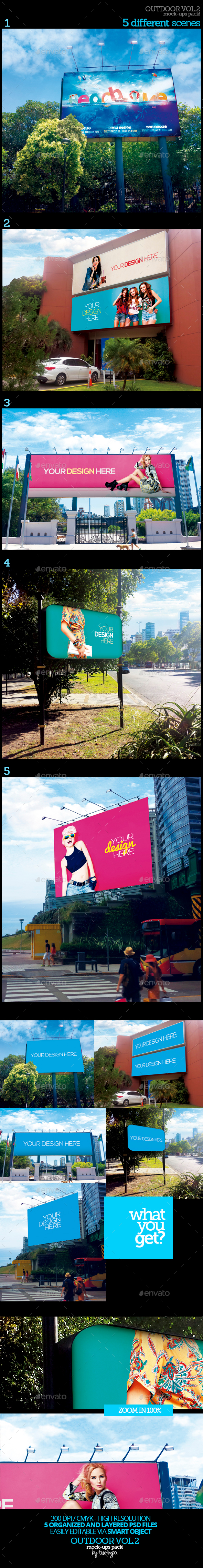 Outdoor Vol.2 Mock-Ups Pack - Graphics