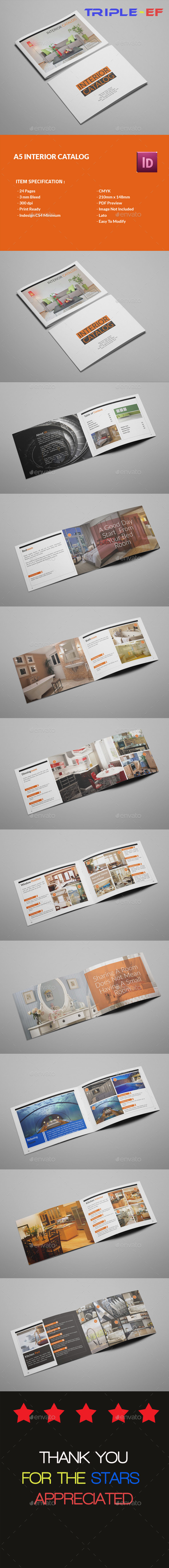 A5 Interior Design - Brochures Print Templates