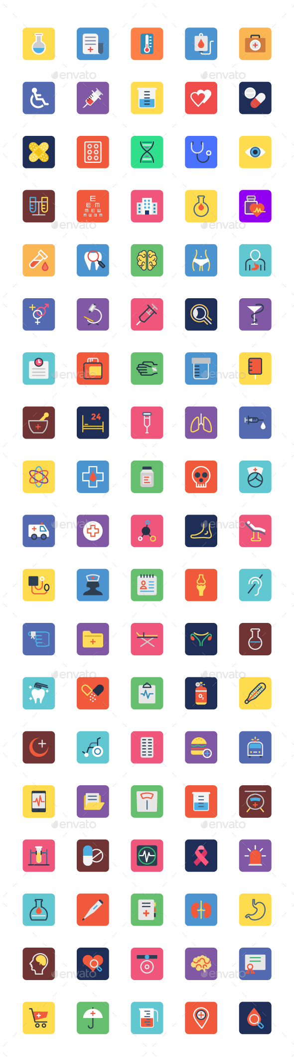 90+ Medical Icons Set - Icons