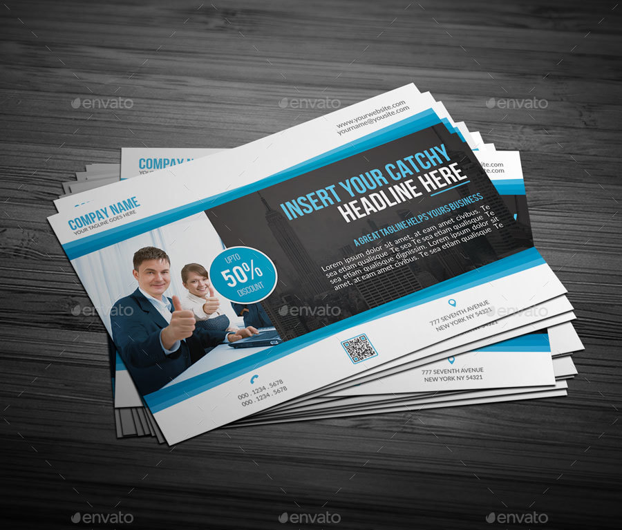 Corporate Post Card, Print Templates | GraphicRiver