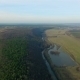 Aerial View Over The Forest And Lake - VideoHive Item for Sale
