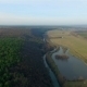 Aerial View Over The Forest And Lake - VideoHive Item for Sale