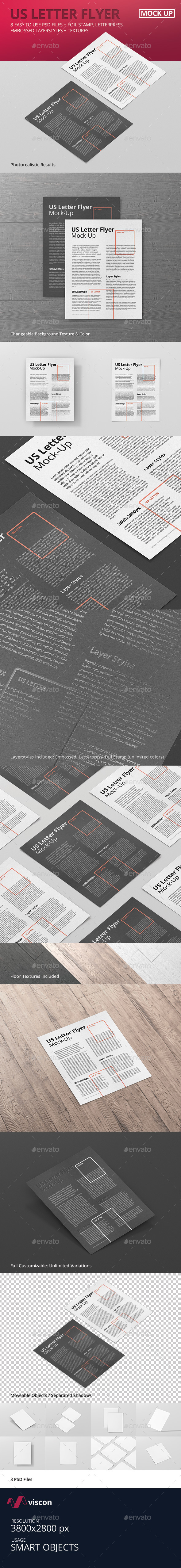 US Letter Flyer Mock-Up - Flyers Print