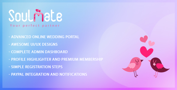 Matrimonial Portal Open Source Software Scripts - Soulmate - CodeCanyon Item for Sale