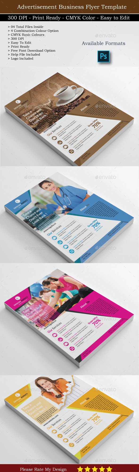 Flyer Template for Business - Flyers Print Templates