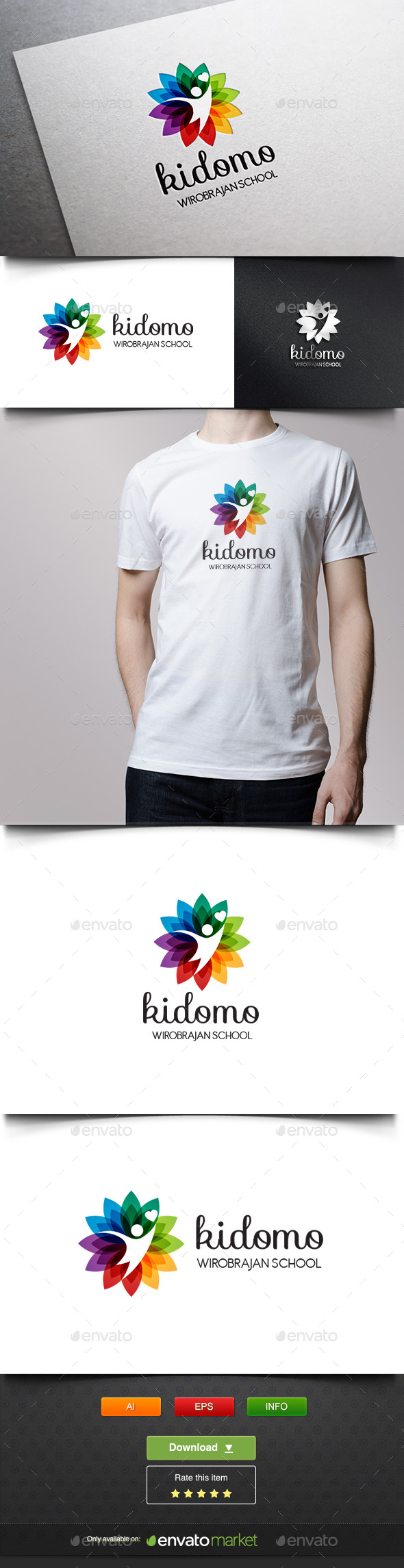 Kidomo - Humans Logo Templates