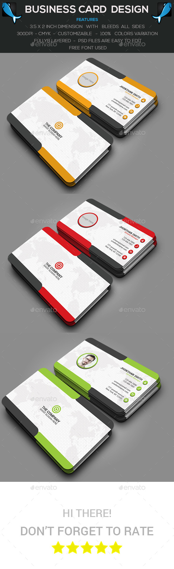 Corporate Business Card - Corporate Business Cards