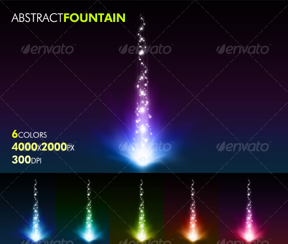 Abstract Fountain - Abstract Backgrounds