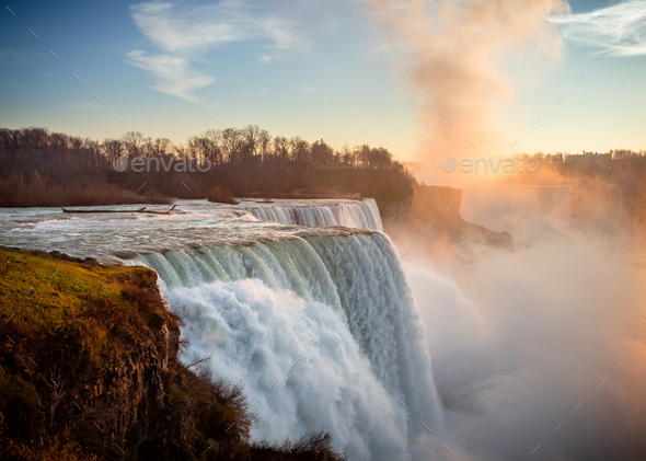 American Niagara Falls - Stock Photo - Images