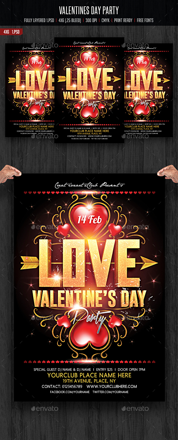 Valentines Day Flyer