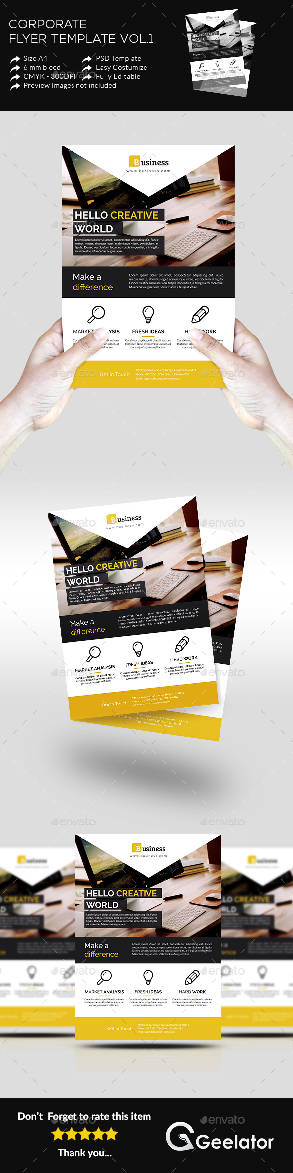 Corporate Flyer Template Vol 1 - Corporate Flyers