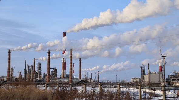 The Smoke Comes from the Chimneys in Winter alt