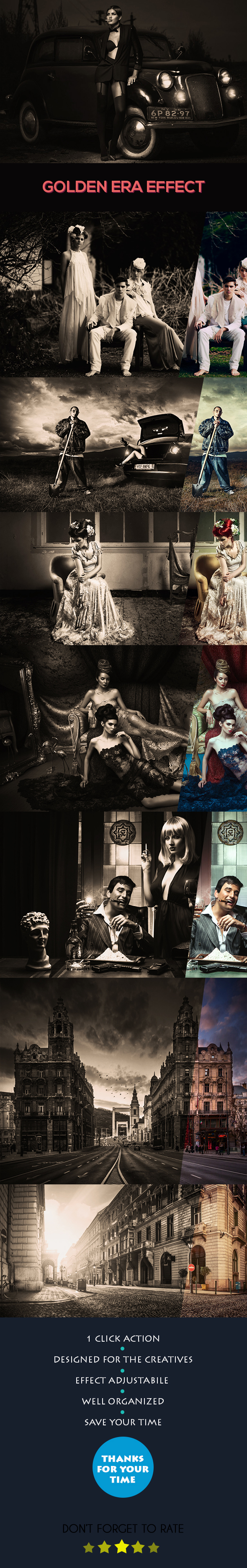 Golden Era Effect - Photo Effects Actions