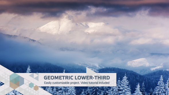 Geometric Lower-Third - VideoHive 14320372