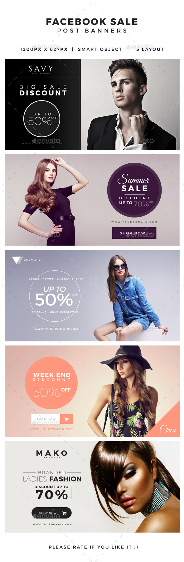 Facebook Promo Post Banners - Miscellaneous Social Media