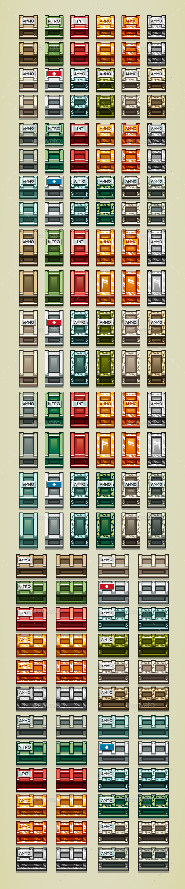 Boxes - Objects Vectors