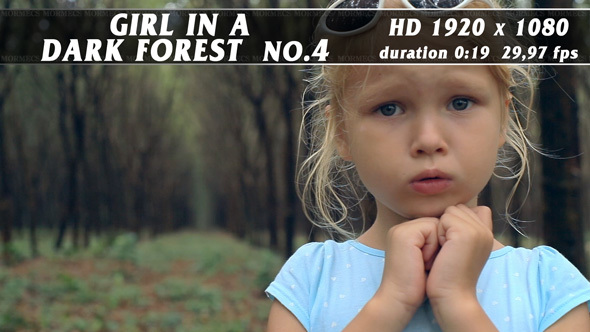 Girl In A Dark Forest No.4