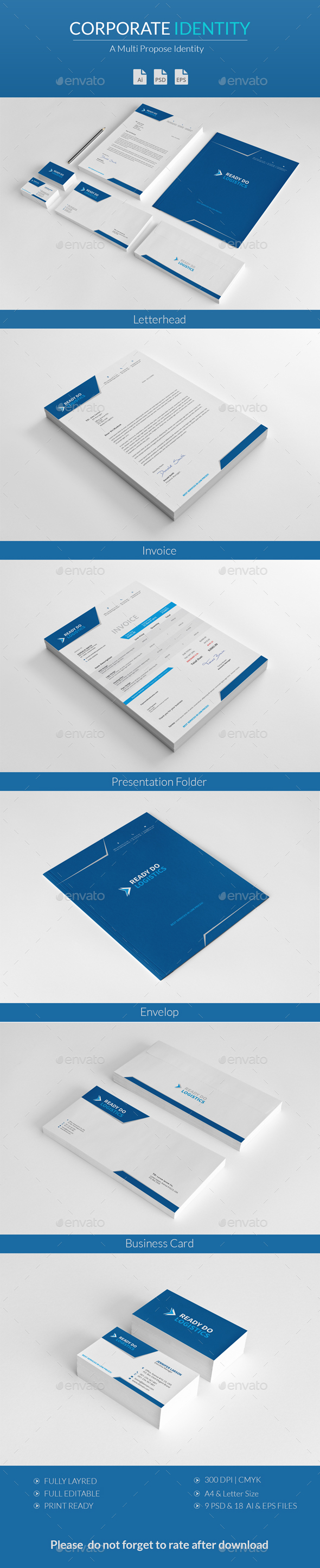 Corporate Identity - Stationery Print Templates