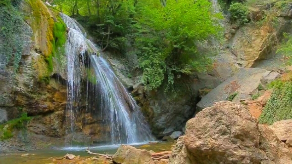 Amazing Waterfall Dzhur Dzhur