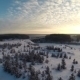 Aerial View. Sunset Dusk.  Woods Forest Landscape - VideoHive Item for Sale