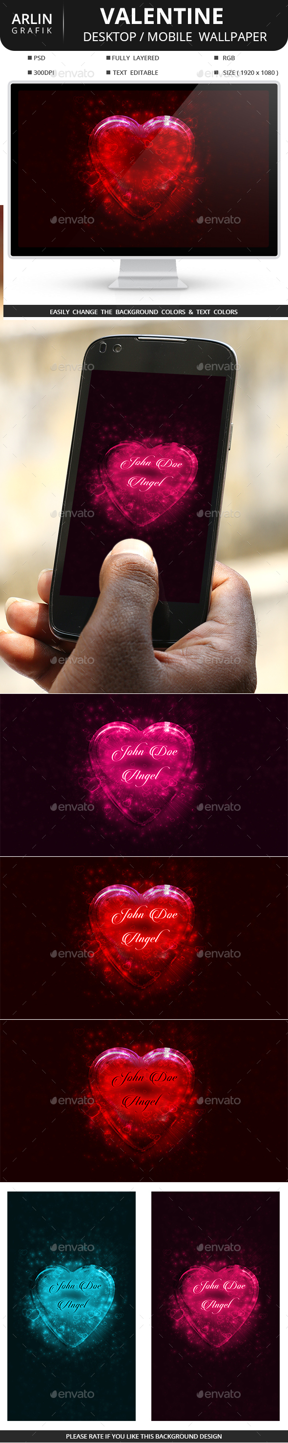Valentine Background - Backgrounds Graphics