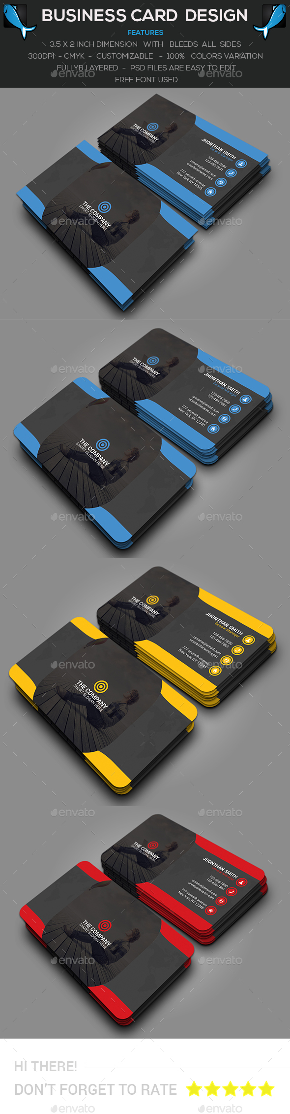Creative Corporate Business Card - Creative Business Cards