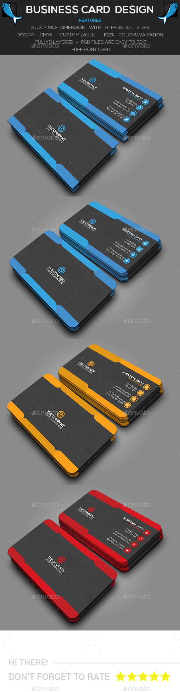 Different Corporate Business Card - Creative Business Cards