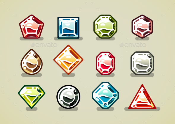 Gems - Decorative Vectors