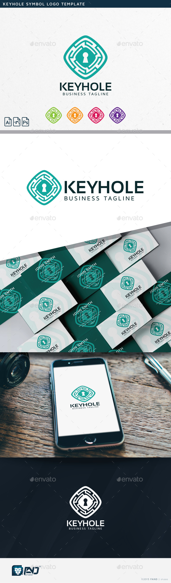 Keyhole Symbol - Symbols Logo Templates