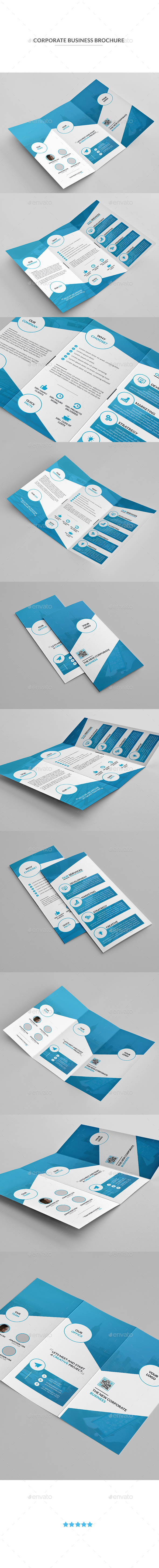 Modern Multipurpose Tri-Fold Brochure - Corporate Brochures