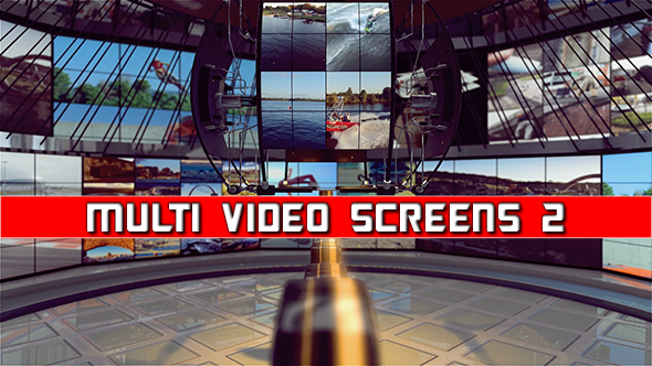 Multi Video Screens - VideoHive 14328041