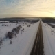 Winter Snow Landscape. Aerial View Fly Over - VideoHive Item for Sale