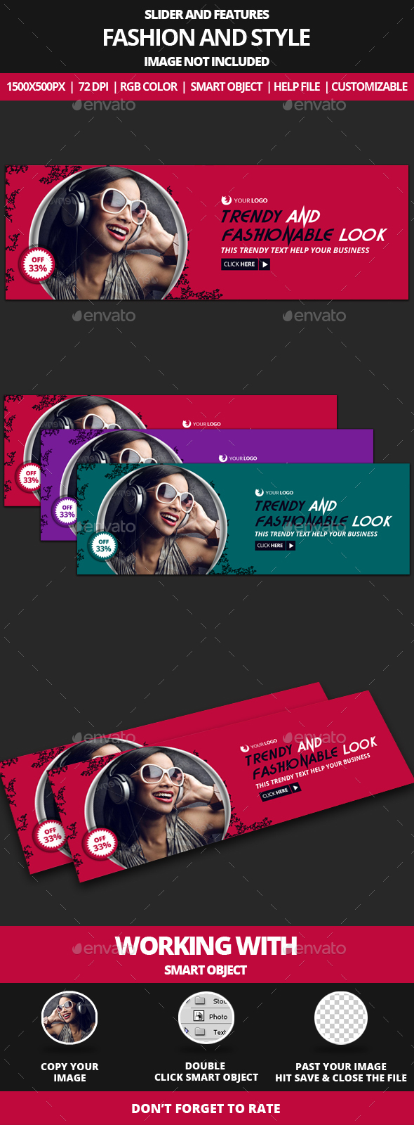 Fashion Slider - Sliders & Features Web Elements