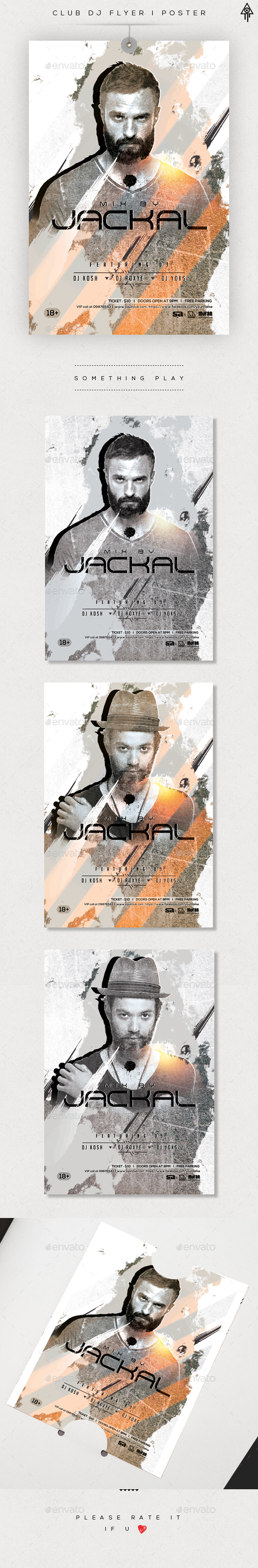 Club Dj Flyer / Poster - Clubs & Parties Events