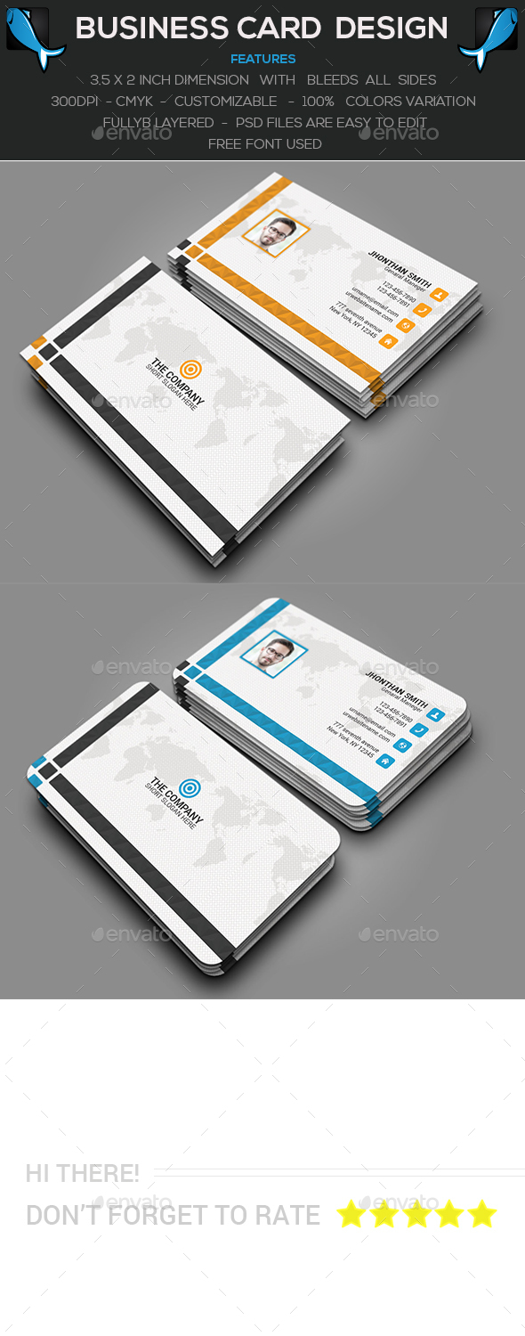 Corporate Business Card - Corporate Business Cards