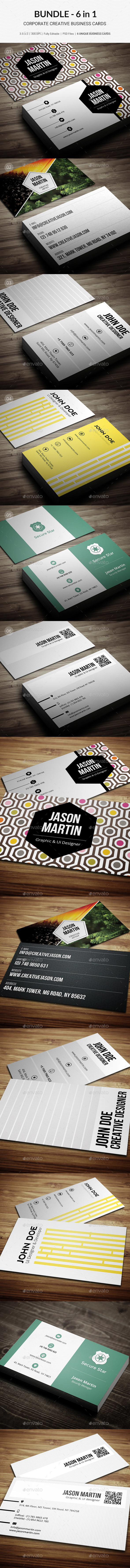 Bundle - Creative Business Cards - B7 - Creative Business Cards