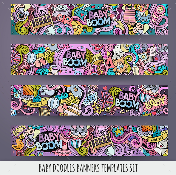 Baby Banners Design Templates - Miscellaneous Conceptual