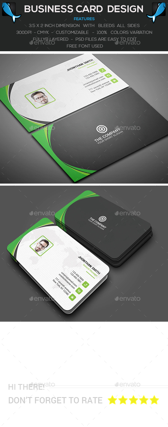 Corporate Business Card - Corporate Business Cards