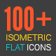 3D Isometric Flat Icons Pack - VideoHive Item for Sale
