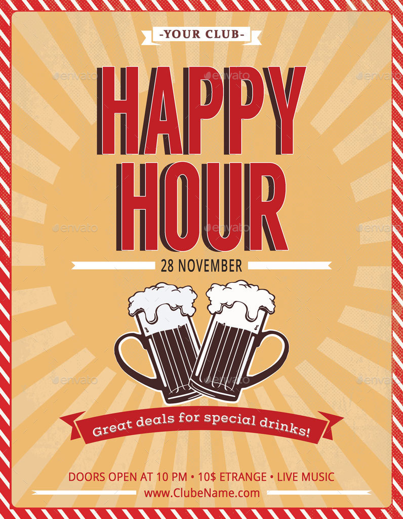 Happy Hour by oloreon | GraphicRiver