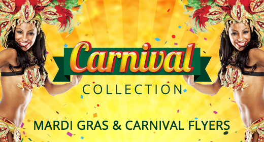 Carnival Mardi Gras Flyers