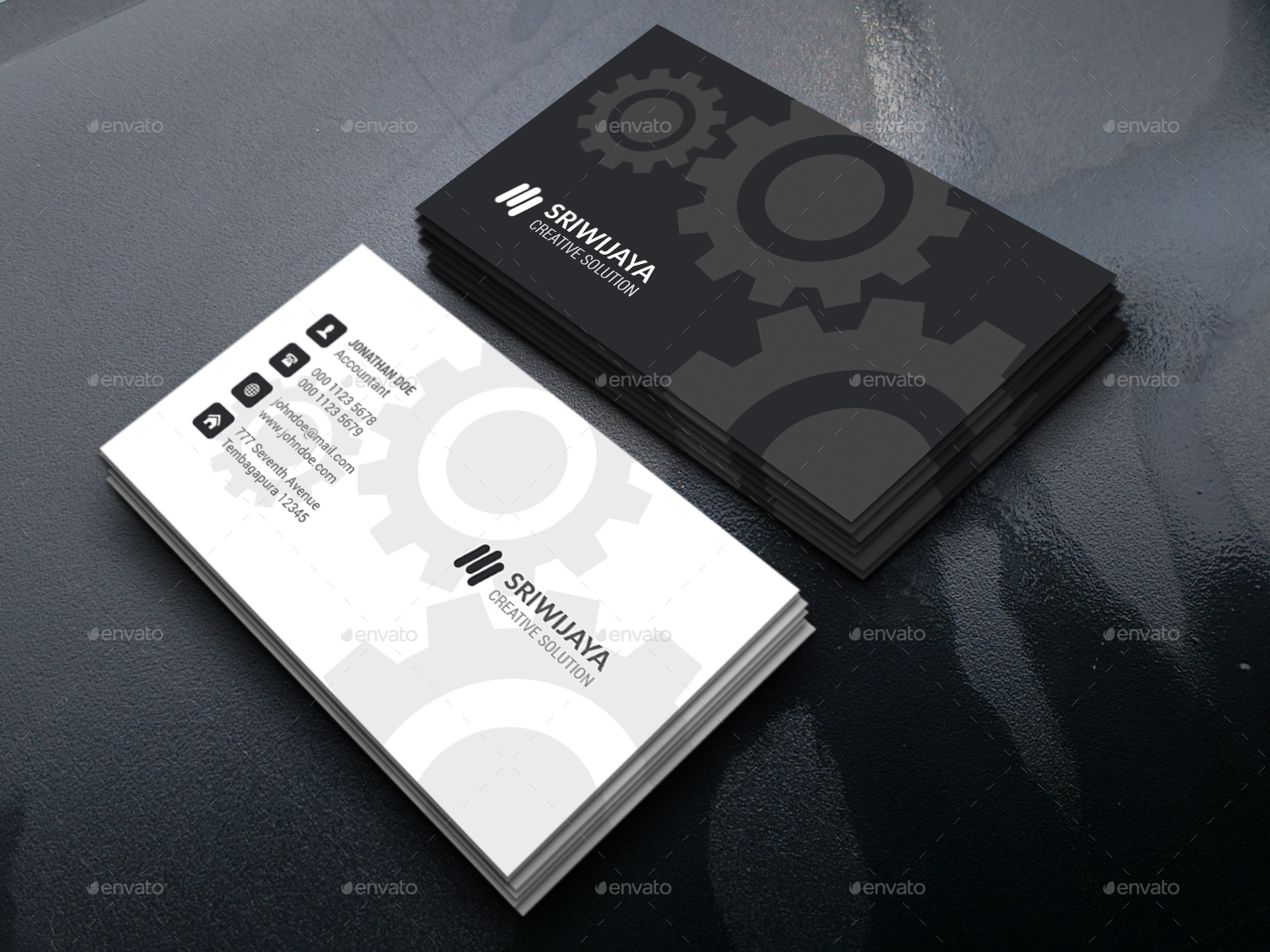 Engineer Business Card by GOWES GraphicRiver