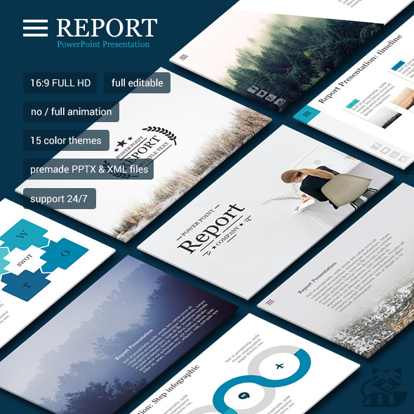 Report PowerPoint - Business PowerPoint Templates