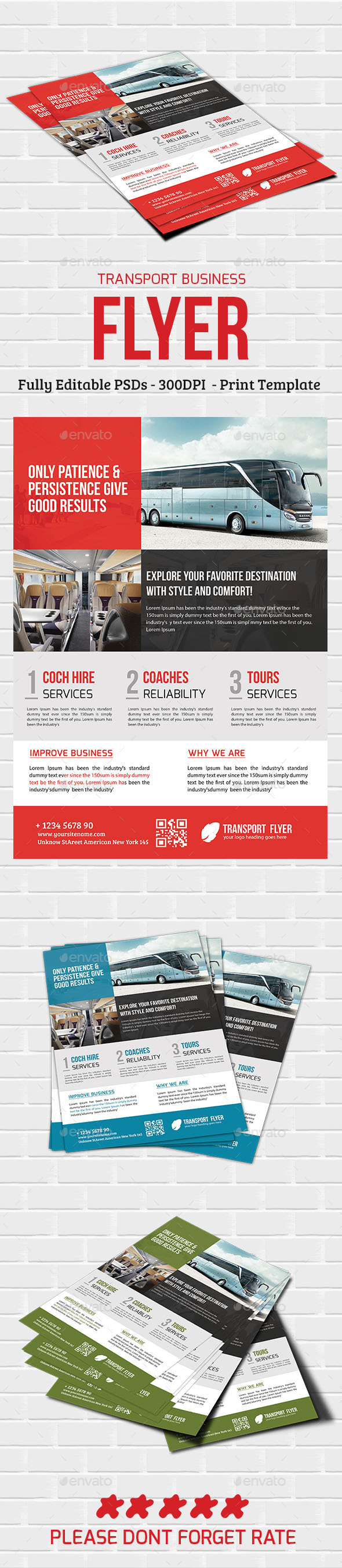 Transport Business Flyer - Corporate Flyers