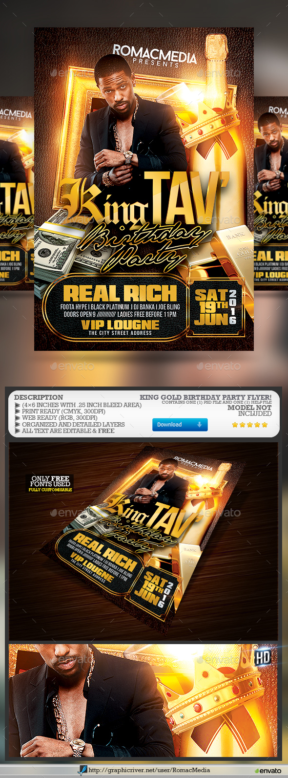 Gold Birthday Party - Clubs & Parties Events